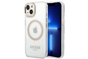 Mobil - Covers & Cases - GUESS GUHMP14MHTRMD iPhone 14 Plus 6.7 "gold / gold hard case Metal Outline Magsafe - 3666339069711