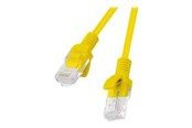 Netværkskabel - Lanberg patch cable - 25 cm - yellow RAL 1016 - Gul - PCU5-10CC-0025-Y