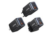 Mobil - Adaptere & Opladere - Unitek Zeno power adapter - 2 x USB-C USB - 65 watt - P1130ABK01-EU
