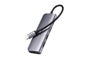 Dockingstation - UGREEN CM195 6in1 USB-C HUB - HDMI / 2x USB-A 3.0 / USB-C PD / SD / TF reader - Gray - 15214
