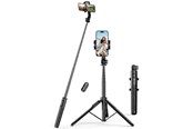 Stativ - UGREEN LP586 Selfie stick telescopic tripod with Bluetooth remote control - 1.5m - Black - 15062
