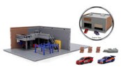 Merchandise - Jada Toys - Fast & Furious Nano Han's Garage Diorama - 9336403314R00