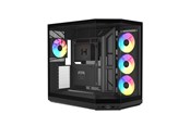 Kabinet - HYTE Y50 ARGB (Pitch Black) - Kabinet - Miditower - Sort - CS-HYTE-Y50RGB-BB