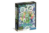 Puslespil - Clementoni Puslespil Rick&Morty - Compact Box, 1000 brikker 2D Puslespil - 37510