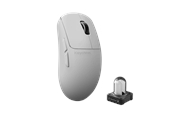 Mus - Keychron G6 HE 8K Frosted Ice - Gaming Mus - Optisk - 5 knapper - Hvid - G6-HB2