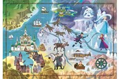 Puslespil - Clementoni Puzzle Maps Frozen 1000 pieces 2D Puslespil - 39784