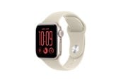 Smartwatch & Sportsur - Apple Watch SE 3 GPS + Cellular 40mm Starlight Aluminium Case with Sand Sport Band - S/M - MJLC4QN/A