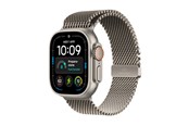 Smartwatch & Sportsur - Apple Watch Ultra 4 GPS + Cellular 49mm Natural Titanium Case with Natural Titanium Milanese Loop - M - MJA94DH/A