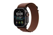 Smartwatch & Sportsur - Apple Watch Ultra 4 GPS + Cellular 49mm Black Titanium Case with Burgundy Alpine Loop - S - MJC04DH/A