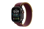 Smartwatch & Sportsur - Apple Watch Ultra 4 GPS + Cellular 49mm Black Titanium Case with Burgundy Trail Loop - S/M - MJC34DH/A