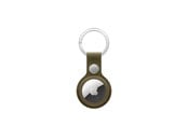 Mobil - Andet Tilbehør - Apple AirTag FineWoven Key Ring – Dark Olive - MKG24ZM/A