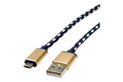 USB kabel - Roline Gold - USB cable - USB to Micro-USB Type B - 1.8 m - 11.02.8820