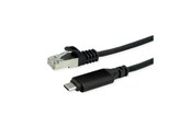 Netværkskabel - Roline network cable - 5 m - black - Sort - 12.02.1169