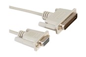 Parallel / Seriel kabel - Roline - serial cable - DB-9 to DB-25 - 6 m - 11.01.4560-S