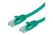 Netværkskabel - Roline VALUE patch cable - 10 m - green RAL 6016 - Grøn - 21.99.1447