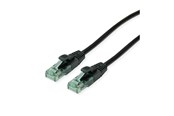 Netværkskabel - Roline Recycled Material patch cable - 20 m - black - Sort - 21.45.3159