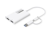 Dockingstation - Roline - docking station - USB-C / USB-A - 2 x DP - 12.03.3207