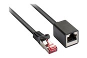 Netværkskabel - Alcasa electronik Good Connections RNS patch extension cable - 50 cm - black - Sort - 8063VR-005S