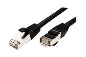 Netværkskabel - Roline VALUE patch cable - 10 m - black - Sort - 21.99.1285