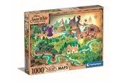 Puslespil - Clementoni Puslespil Story Maps - Snow White, 1000 brikker 2D Puslespil - 39815