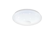 Lamper - EGLO VOLTAGO 2 plafond Ø38 cm inkl. Fjernbetjening, hvid m/krystaleffekt - 95972