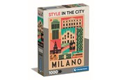 Puslespil - Clementoni Puzzle HQC Style in the City - Milan 1000 pieces 2D Puslespil - 39842