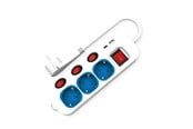 Strømkabel (ekstern) - Roline - power strip - 3-way individual on/off switches - 3600 Watt - 19.07.2345