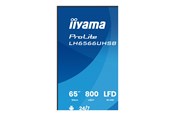 Digital skiltning & Hotel - iiyama ProLite LH6566UHSB-B1AG 64.5" Class (65" viewable) LCD flat panel display - 4K - for digital signage - LH6566UHSB-B1AG