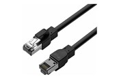 Netværkskabel - Lanview patch cable - 75 m - black - Sort - 75m - LVN607,5SOUT