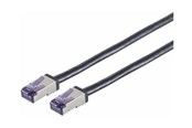 Netværkskabel - Lanview patch cable - 20 m - black - Sort - 20m - LVN-CAT6A-FLEX-20M