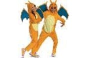 Kostumer - Jakks DISGUISE Charizard Hooded Jumpsuit Classic Size M - 700505