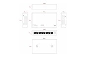 Switch - Lanview - switch - 8 ports - smart - LVN-DESK-8PORT-1G