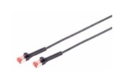 Netværkskabel - Lanview Flex-Angle patch cable - 3 m - black - Sort - 3m - LV-6AFTP-FLEX-ANG-03B