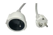 Strømkabel (ekstern) - MicroConnect - power extension cable - Type F/E to Type E - 3 m - MC-PE0300FRW