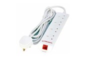 Strømkabel (ekstern) - MicroConnect - power strip - with surge protection - MC-UKSURGESTRIP4-5M