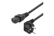 Strømkabel (intern) - MicroConnect - power cable - power CEE 7/7 to power IEC 60320 C13 - 2 m - MC-SCHC13-2