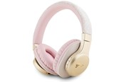 Hovedtelefoner/headset - GUESS Bluetooth on-ear headphones GUBH604GEMP pink/pink 4G Script - 3666339170226