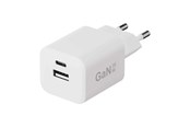 Mobil - Adaptere & Opladere - X2O 35W Dual Home Charger Set USB-C/A w. 1.2m cable GaN - White - TR439004 + CA002-CC-AW 1.2M