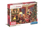 Puslespil - Clementoni HQC Jigsaw Puzzle: Santa's Visit 1000 pieces 2D Puslespil - 39924