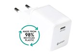 Mobil - Adaptere & Opladere - eSTUFF INFINITE power adapter - EU AVS GaN 98% recycled plastic - USB-C 3.1 - 60 watt - ES637060