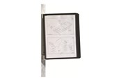 Konference & Præsentation - DURABLE VARIO 5 - display panel system bracket - for A4 - black - 591401