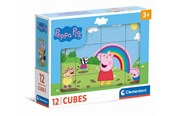 Puslespil - Clementoni Peppa Pig puzzle 12 cubes Blok - 41195