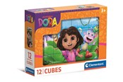 Puslespil - Clementoni Puslespil Dora The Explorer 2025, 12 cubes Blok - 41510