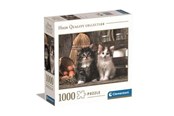 Puslespil - Clementoni HQC Lovely Kittens Square Box Jigsaw Puzzle 1000 pieces 2D Puslespil - 80060