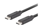 USB kabel - Lanberg USB-C cable - USB-C to USB-C - 1.8 m - CA-CMCM-32CU-0018-BK