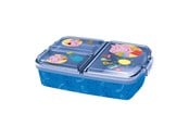 Skoletilbehør - Peppa Pig madkasse med flere rum 18x13 cm - 088808735-98299