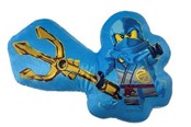 Børneværelse - LEGO NINJAGO RIYU figurformet pude 40 cm - 4004119-LEG1222