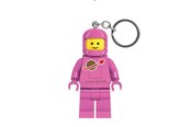 Skoletilbehør - LEGO 4006036-KE10HP Minifigur LED nøglering Astronaut Pink - 4006036-KE10HP