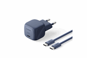 Mobil - Adaptere & Opladere - Belkin BoostCharge 30W USB PD Wall Charger w/ PPS (Incl. 2m USB-C - USB-C Cable) - Indigo - WCA008kq2MBL-B6