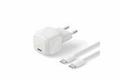 Mobil - Adaptere & Opladere - Belkin BoostCharge 30W USB PD Wall Charger w/ PPS (Incl. 2m USB-C - USB-C Cable) - Silver - WCA008kq2MSL-B6
